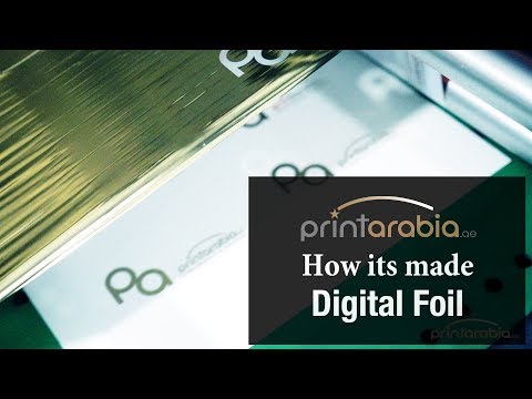 Print in Dubai with Printarabia - How it's made - Digital Foil